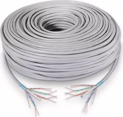Cable AISENS RJ45 Cat.6 FTP AWG24 100m Gris (A136-0281) | 8436574702804 imagen 2