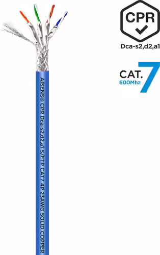 Cable AISENS RJ45 Cat.7 SFTP 500m Azul (A146-0666) | 8436574707816 imagen 2