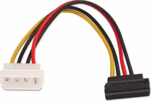 AISENS A131-0160 CABLE DE ALIMENTACION MOLEX 4PIN MACHO A SATA HEMBRA 16CM | 8436574701593 imagen 2
