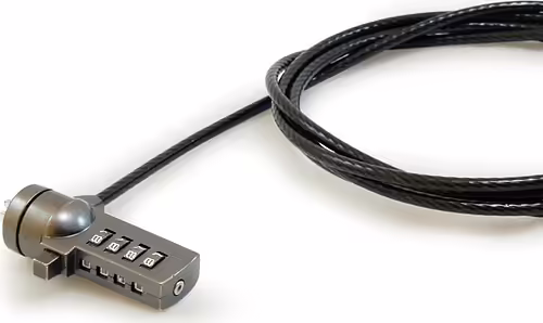 Cable Antirrobo CONCEPTRONIC 1.8m Negro (CNBCOMLOCK18) | 8714909026635 imagen 3