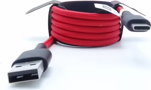 CABLE XIAOMI USB TIPO-A MACHO A USB TIPO-C MACHO 1M NEGRO ROJO SJV4110GL | 6934177703805 imagen 2