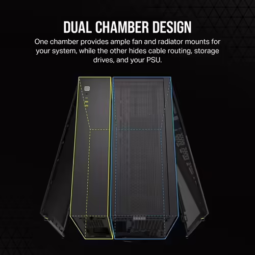 Corsair 2500X Midi Tower Negro | CC-9011265-WW | 0840006674962 imagen 3