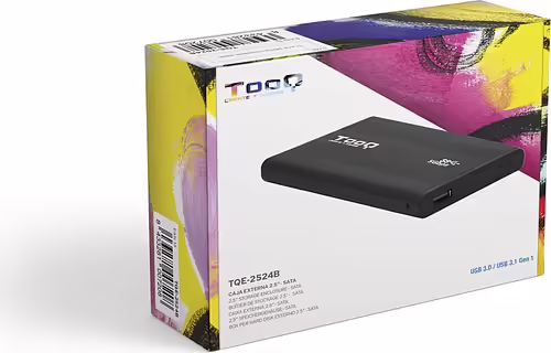 Caja TooQ HDD 2.5`` SATA USB 3.0 Negra (TQE-2524B) | 8433281007208 imagen 6
