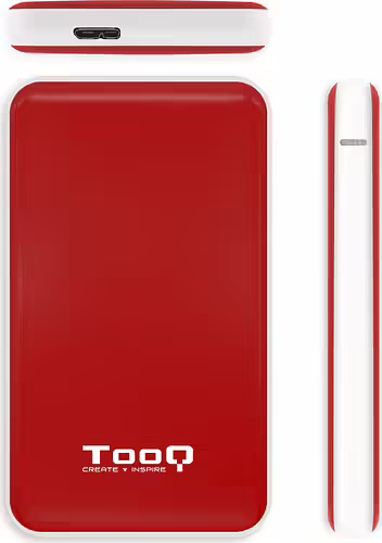 Caja TooQ HDD 2.5`` SATA USB 3.0 Roja (TQE-2528R) | 8433281008328 imagen 3