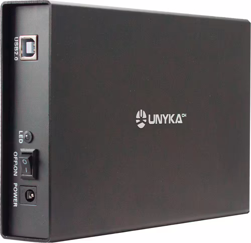 Caja UNYKA HDD 3.5`` SATA USB-B 2.0 Negra (57003) | 6940533542261 imagen 4