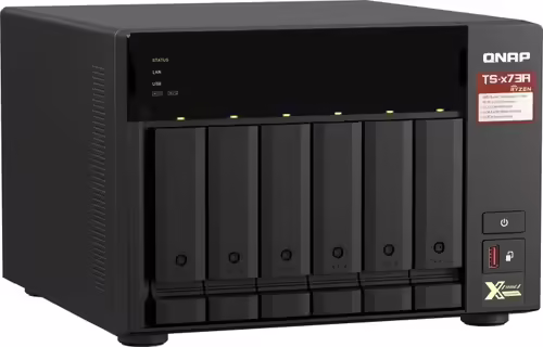 QNAP servidor de almacenamiento NAS Torre Ethernet V1500B 2.5``, 3.5``, M.2 Negr | TS-673A-8G | 4713213518830 imagen 4