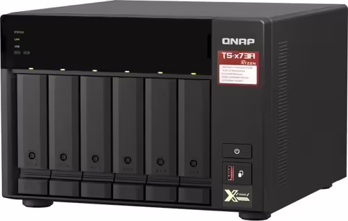 QNAP servidor de almacenamiento NAS Torre Ethernet V1500B 2.5``, 3.5``, M.2 Negr | TS-673A-8G | 4713213518830 imagen 5