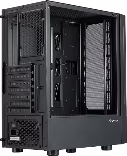 Caja UNYKA Aero C35 500W ATX ITX mATX Negra (UK52135) | 8436617921346 imagen 3