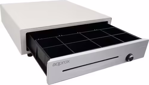 APPROX CAJON PORTAMONEDAS APPCASH01 BLANCO APERTURA MANUAL Y AUTOMATICA | APPCASH01WH | 8435099524618 imagen 2