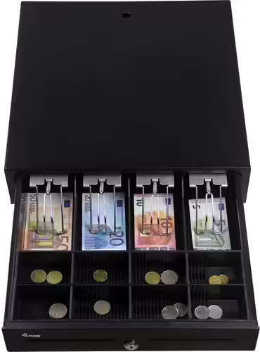 EQUIP CAJON PORTAMONEDAS 351010 NEGRO APERTURA MANUAL Y AUTOMATICA CONECTOR RJ11 | 4015867229101 imagen 5