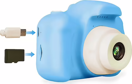 Cámara CELLY Kids 3mp mUSB Azul Claro (KIDSCAMERA3LB) | 8021735208112 imagen 2