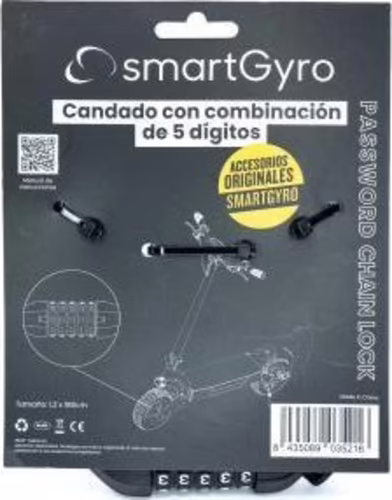 Candado SmartGyro Combinación 5 Dígitos (SG27-348) | 8435089035216 imagen 3