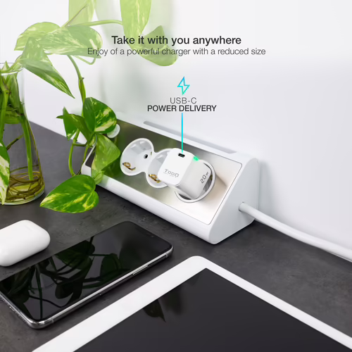Cargador de Pared TooQ 20W 1xUSB-C Blanco (TQWC-PD20WT) | 8433281012530 imagen 5
