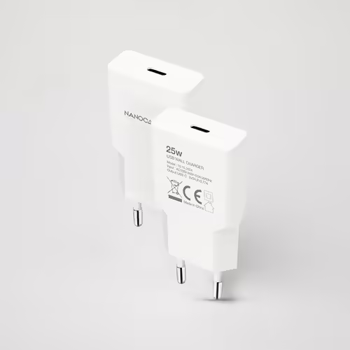 Cargador Nanocable 1xUSB-C PD 25W Blanco (10.10.2024) | 8433281016552 imagen 2