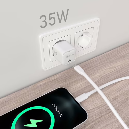Cargador Pared AISENS 1xUSB-C 35W (ASCH-35W1P022-W) | 8435739900864 imagen 5