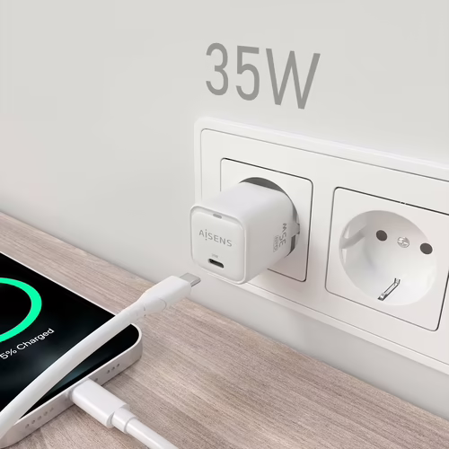 Cargador Pared AISENS 1xUSB-C 35W (ASCH-35W1P022-W) | 8435739900864 imagen 6