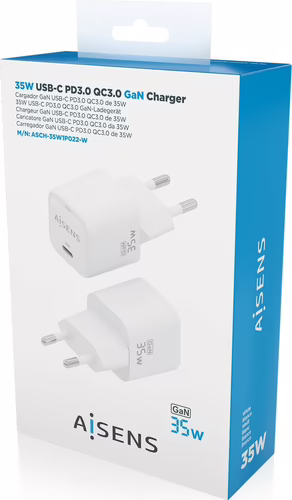 Cargador Pared AISENS 1xUSB-C 35W (ASCH-35W1P022-W) | 8435739900864 imagen 7
