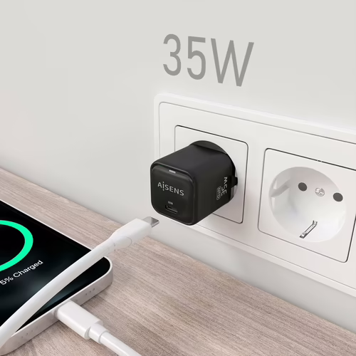 Cargador Pared AISENS 1xUSB-C 35W (ASCH-35W1P023-BK) | 8435739900871 imagen 6