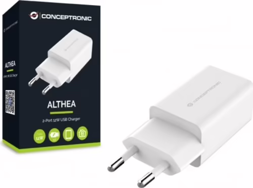 Cargador Pared CONCEPTRONIC 1USB 2.0 Blanco (ALTHEA06W) | 4015867223284 imagen 3