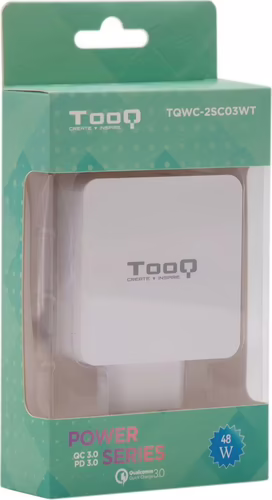Cargador Pared TooQ USB-A/C 48W Blanco (TQWC-2SC03WT) | 8433281008366 imagen 5