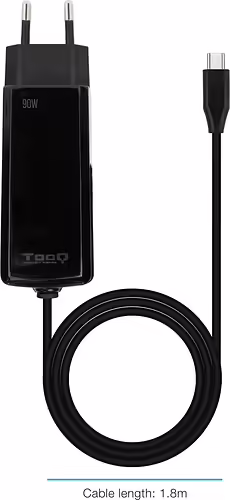 Cargador TooQ USB-C PD 90W Negro (TQLC-USBCGAN90PD-C) | 8433281015272 imagen 2