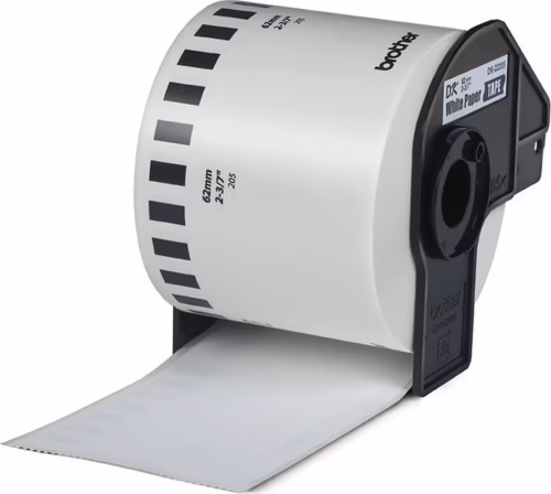 Cinta de Papel Continua BROTHER 62mm 30.48m (DK-22205) | DK22205 | 4977766628198 imagen 4