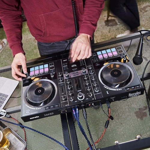 Hercules DjControl Inpulse 500 Mesa de mezcla Consola DJ 2 decks negro 4780909 | 3362934746094 imagen 5