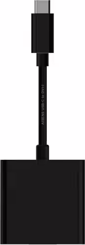ADAPTADOR AISENS USB-C MACHO A DVI 24+5 HEMBRA 15CM NEGRO A109-0346 | 8436574703566 imagen 2