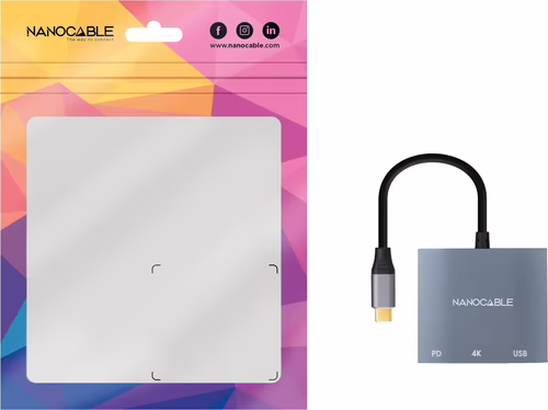 Adaptador Nanocable USB-C a USB-A/C/HDMI (10.16.4306) | 8433281013308 imagen 3