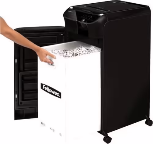 Destructora fellowes automax 600m 86L triturador de papel microcorte negro 46574 | 4657401 | 0043859747719 imagen 2