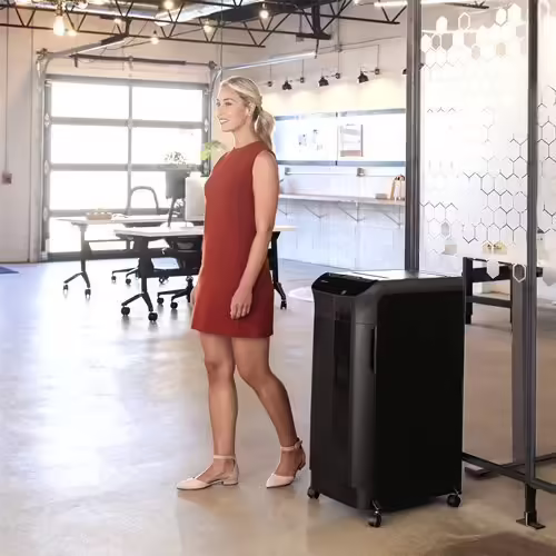 Destructora fellowes automax 600m 86L triturador de papel microcorte negro 46574 | 4657401 | 0043859747719 imagen 4