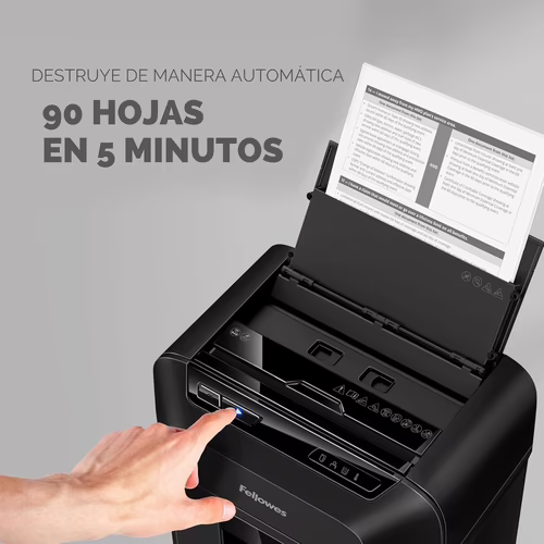 Destructora Fellowes Automax 90M P-4 17L (4633601) imagen 5