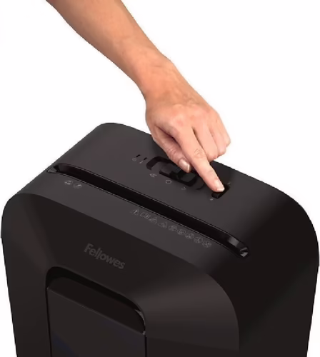 Fellowes Destructora LX45 hasta 8 hojas manual en particulas de 4x37mm (DIN P-4) | 4400501 | 0043859764778 imagen 3
