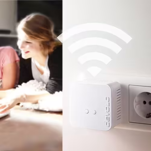 Powerline Devolo dLAN 550 WiFi Kit 3 Blanco (9644) | 4250059696440 imagen 2