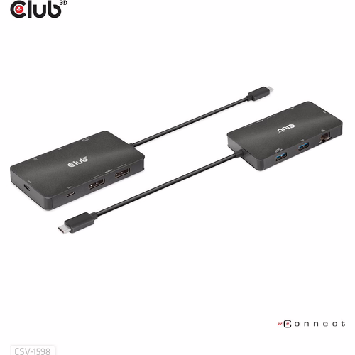 Docking Station Club 3D 7en1 USB-C Negro (CSV-1598) | 8719214472528 imagen 5