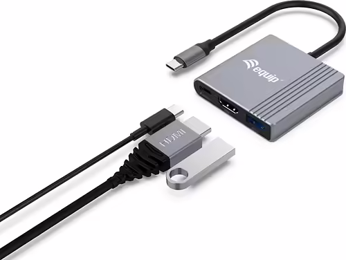 Dock Station EQUIP HDMI/USB-A/USB-C PD 100W (EQ133488) | 4015867228876 imagen 2