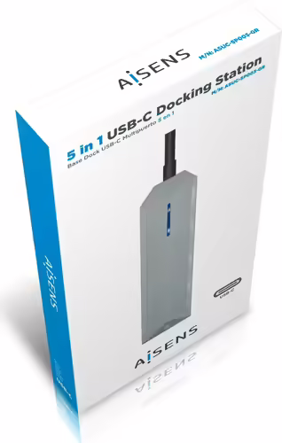 AISENS DOCKING ASUC-5P003-GR GRIS 1 HDMI/ 2 USB/ 1 RJ45/ 1 Audio/ USB PD | 8436574707595 imagen 6