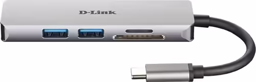 HUB D-LINK USB-TIPO C 5 EN 1 2XUSB 3.0 1XUSB TIPO-C 1XHDMI LECTOR TARJETAS SD MI | DUB-M530 | 0790069447822 imagen 2