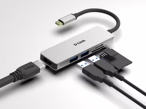 HUB D-LINK USB-TIPO C 5 EN 1 2XUSB 3.0 1XUSB TIPO-C 1XHDMI LECTOR TARJETAS SD MI | DUB-M530 | 0790069447822 imagen 3
