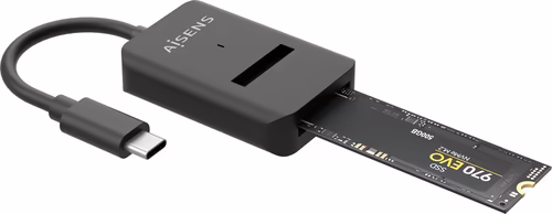 AISENS ADAPTADOR DOCK USB-C PARA SSD M2 SATA/ NEGRO NVME NGFF AISENS ASUC-M2D011 | ASUC-M2D011-BK | 8436574708301 imagen 2