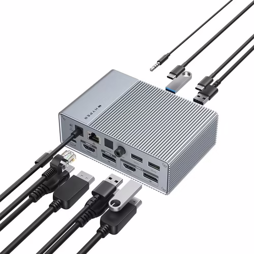 Dock Station TARGUS HyperDrive USB-C Plata (HDG215-EU) imagen 2