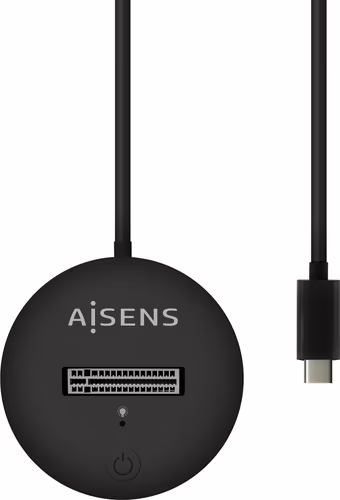 Dock AISENS USB-C SSD M.2 SATA/NVMe (ASUC-M2D013-BK) | 8436574708325 imagen 2