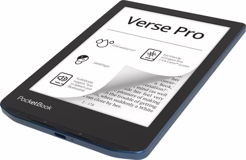 PocketBook Verse Pro lectore de e-book Pantalla táctil 16 GB Wifi Negro, Azul | 7640152094965 imagen 2