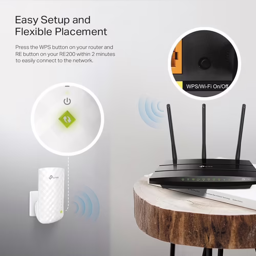 Repetidor TP-Link WiFi Dualband Ethernet Blanco (RE200) | 6935364071882 imagen 5