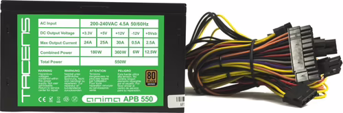 Fuente TACENS Anima 550W ATX 120mm 80+ Bronze (APB550B) | 4710700957998 imagen 7