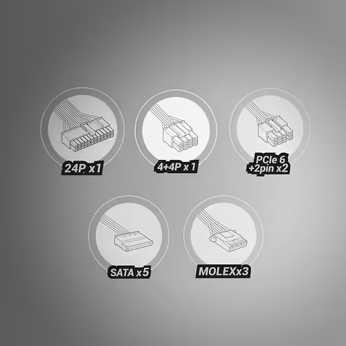 Tacens RADIX VII AG 600S, Fuente Alimentación PC ATX 600W, 10 Años Garantía,  | 1RVIIAG600S | 8435693107545 imagen 7