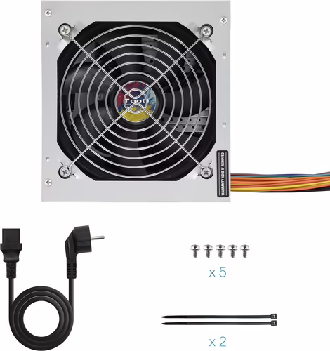 Fuente TooQ 500W ATX 120mm Plata (TQAPOLO-500SP) | 8433281010260 imagen 6