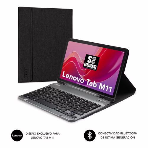 Funda+Teclado SUBBLIM BT Tab M11 Negra (SUBKT3-BTL310) | 8436586743123 imagen 2