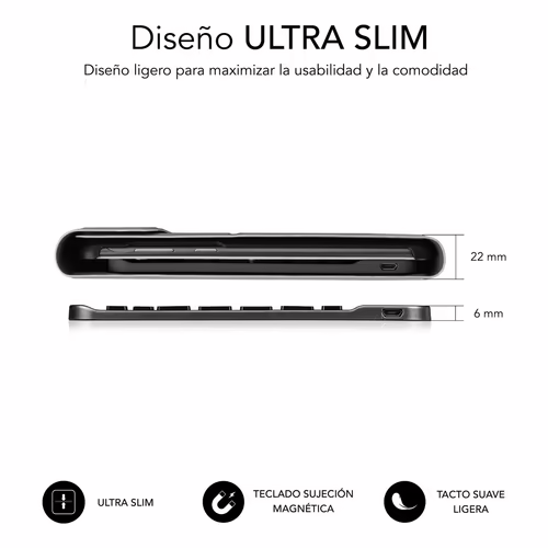 Funda+Teclado SUBBLIM BT Tab M11 Negra (SUBKT3-BTL310) | 8436586743123 imagen 3