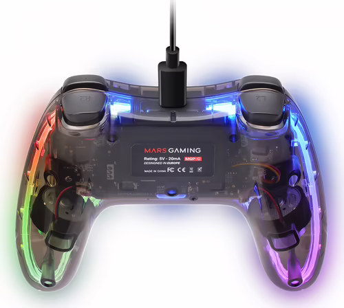 GamePad Mars Gaming USB-A/USB-C RGB (MGPC) | 8435693102229 imagen 4